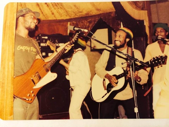 Gypsy Fari band members performing